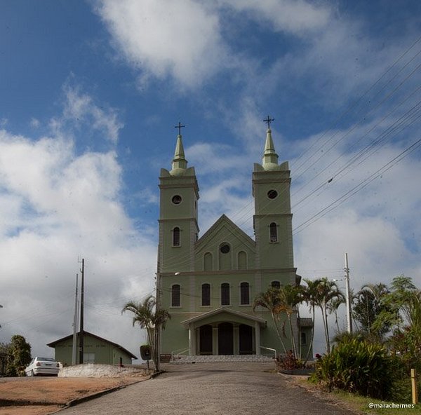Igreja Santo Antônio, na comunidade de Aratingaúba, Imaruí (SC)