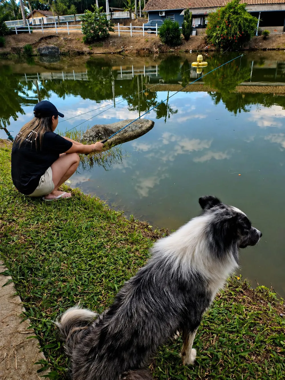Pesque e Pague do PIER8 à beira do lago Imaruí